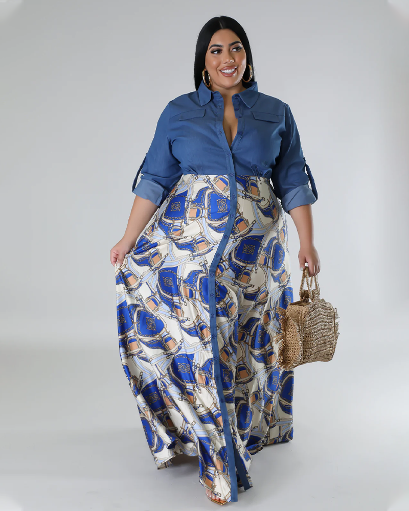 Jeanene Dress Blue