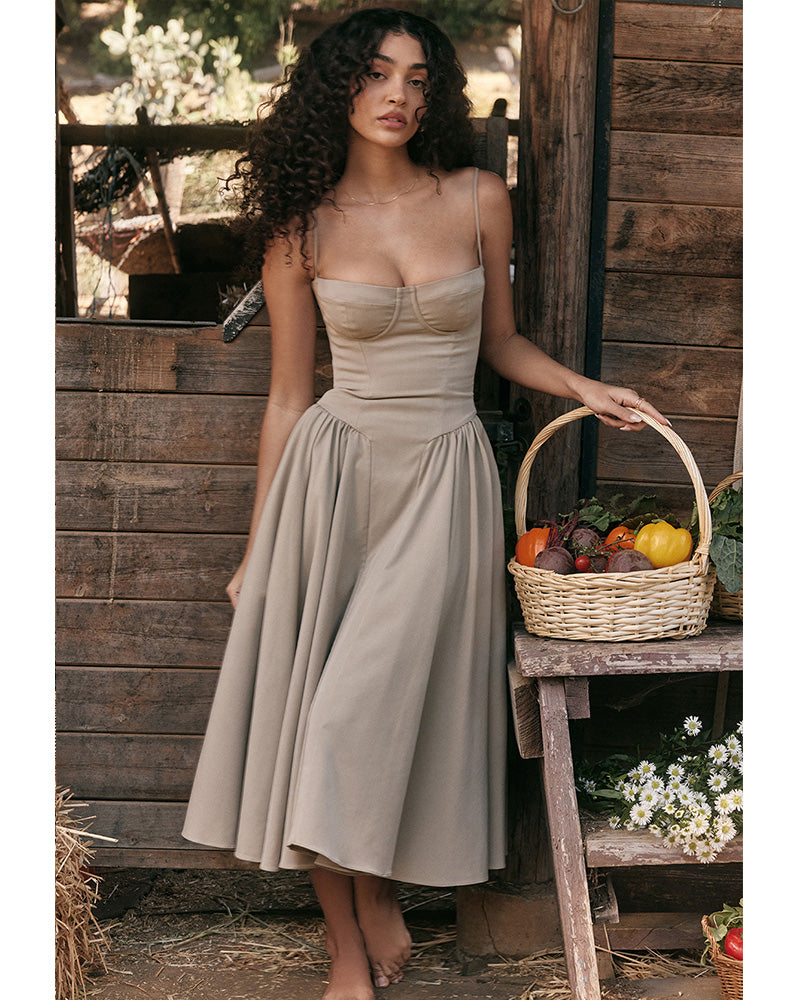 Aaria Dress Apricot