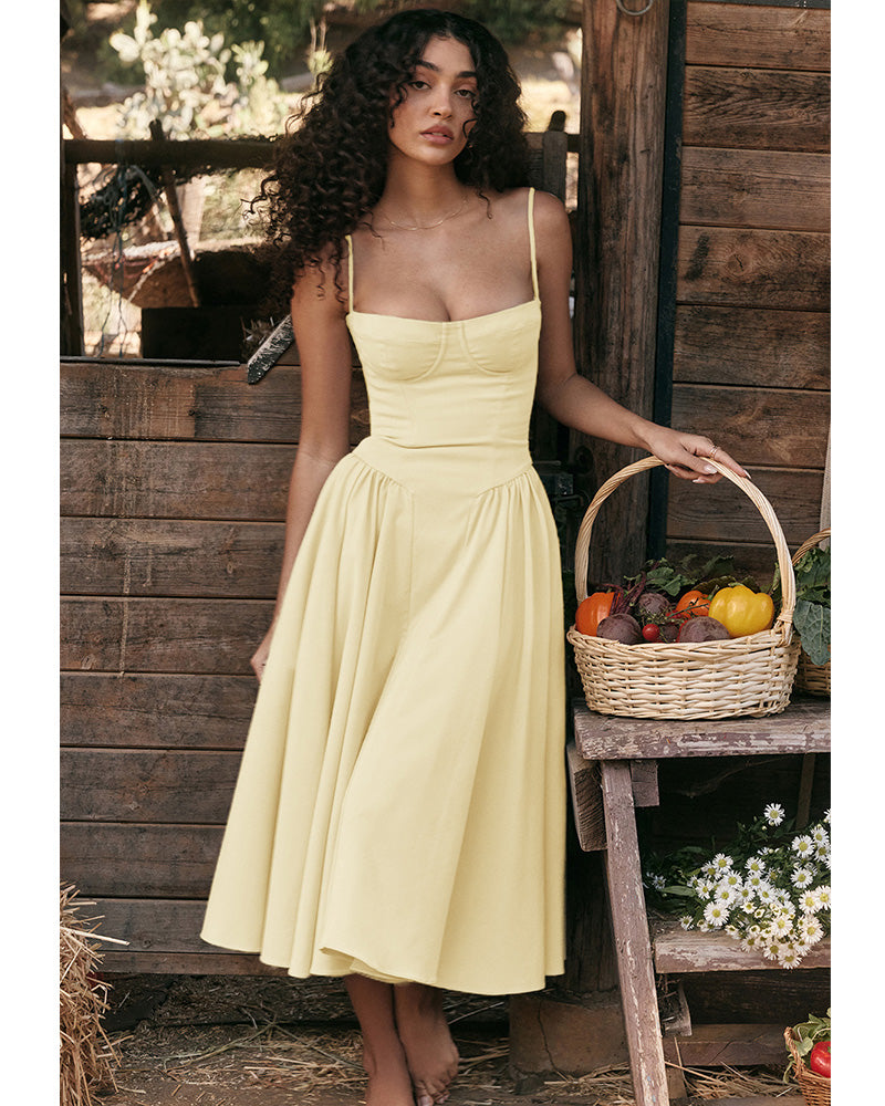 Aaria Dress Yellow