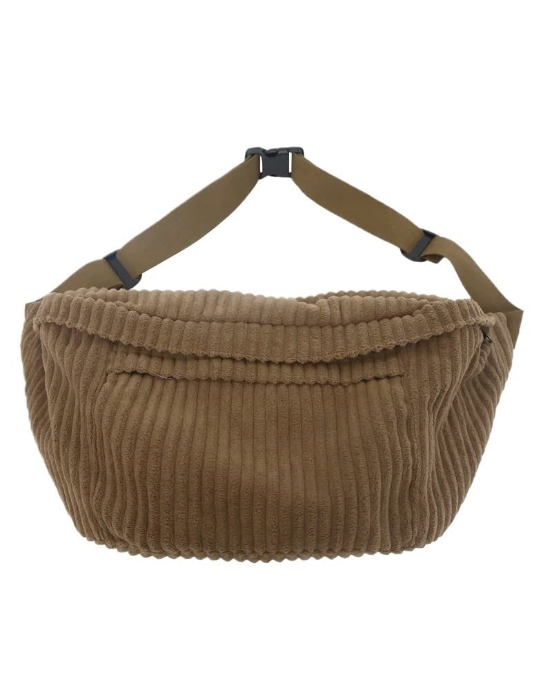 Chunky Corduroy Belt Bag Tan