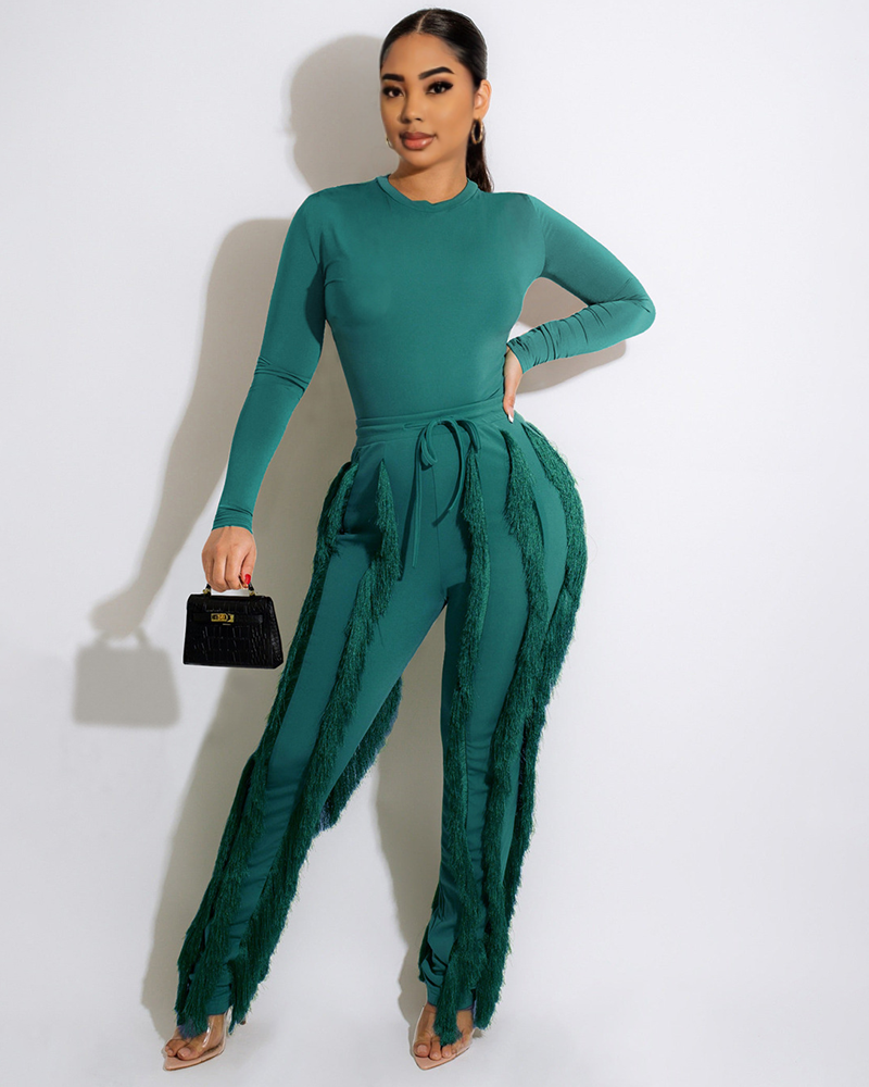 FRINGE SET Green102