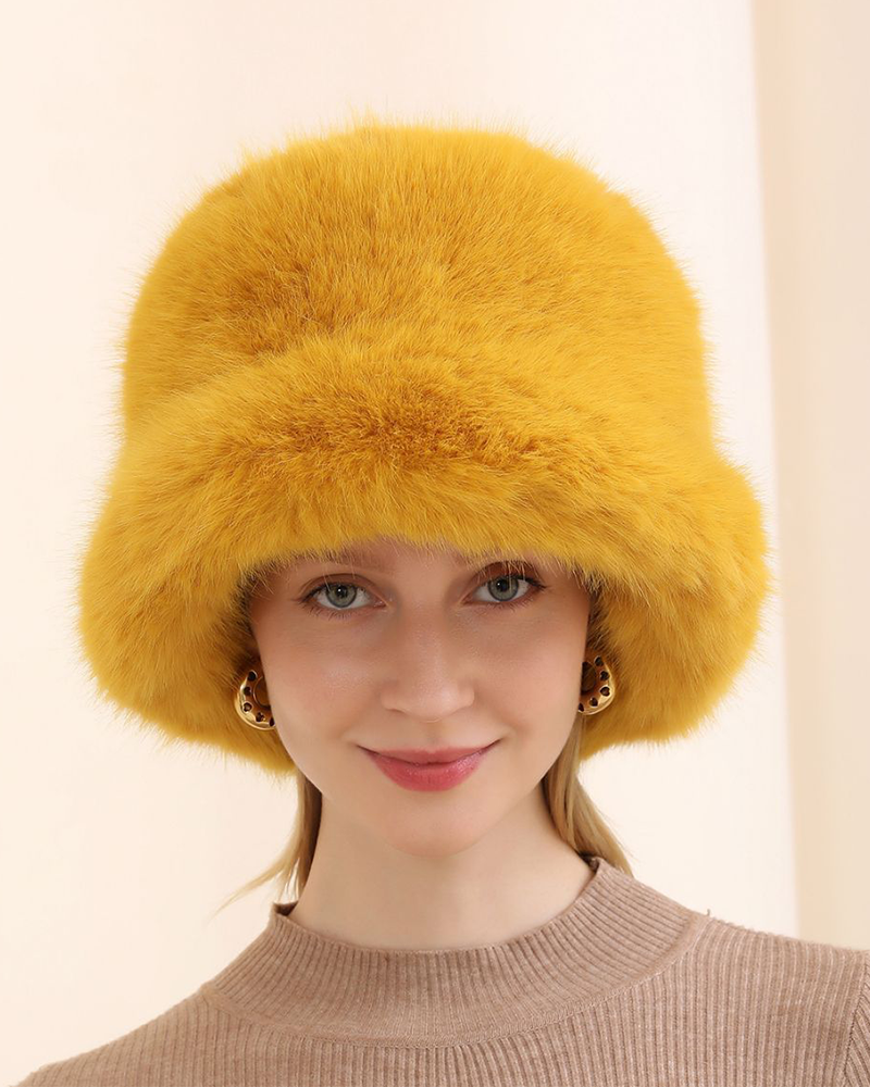 Winter Whisper Hat Mustard
