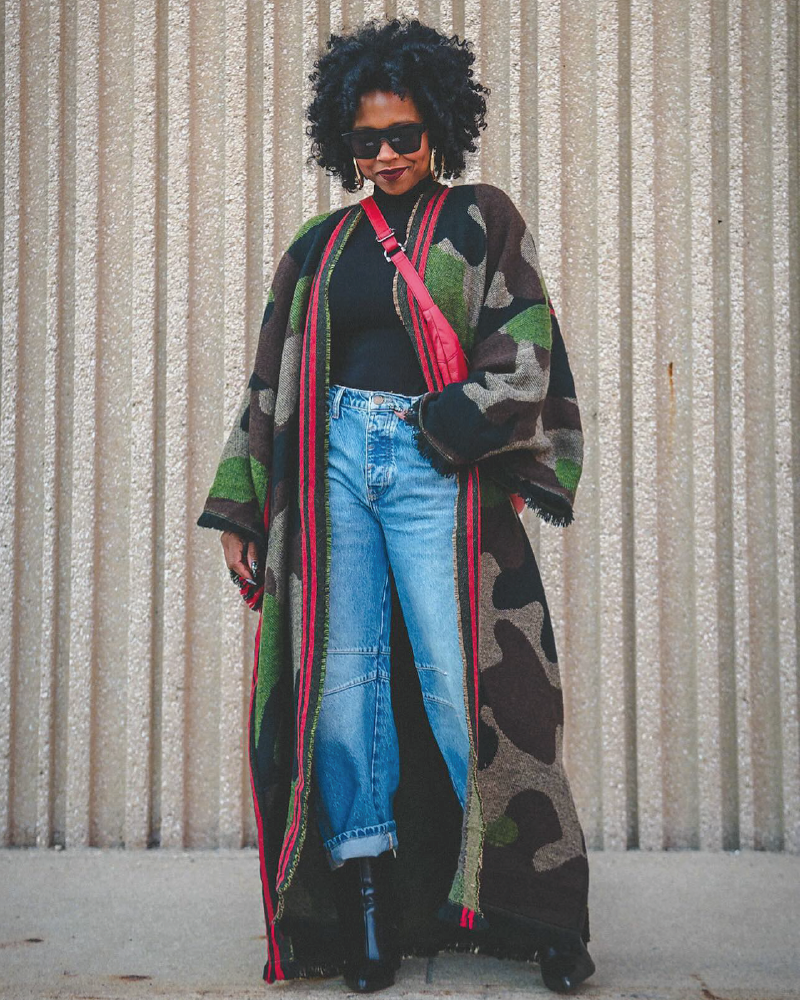 Camo Duster Green