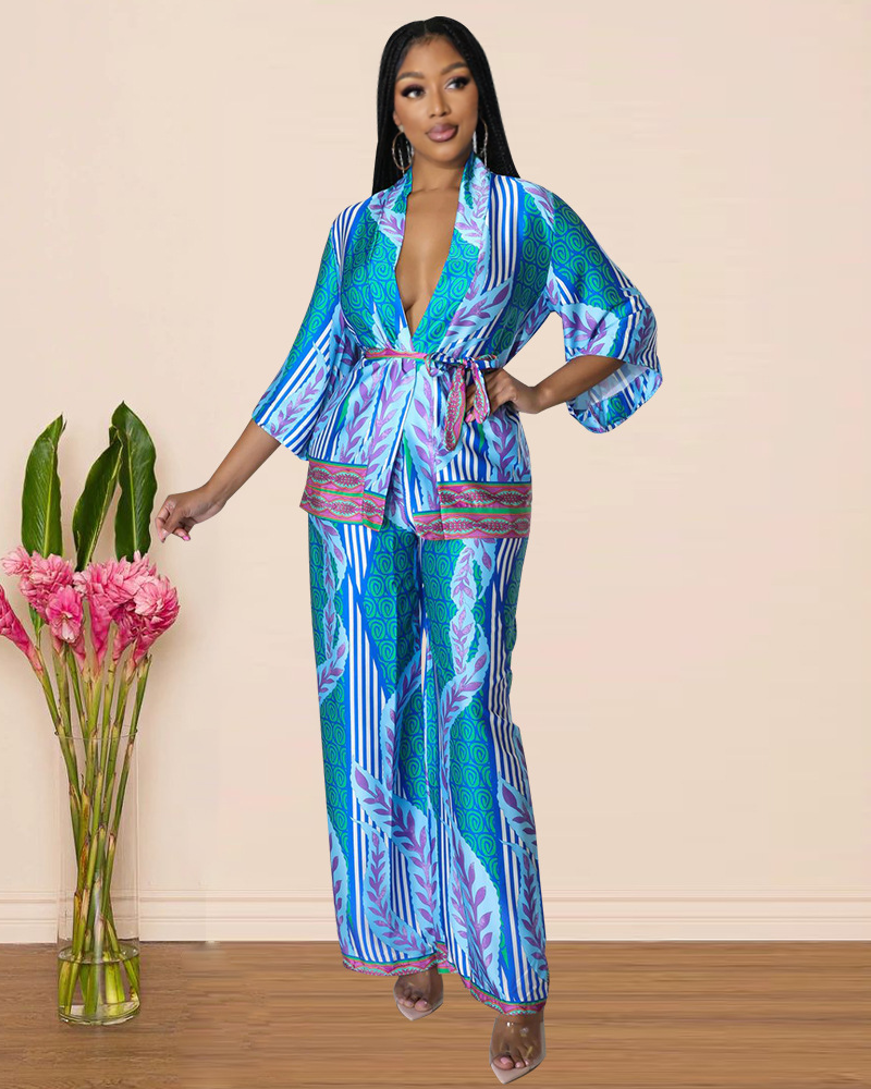 Still You Pant Set Blue