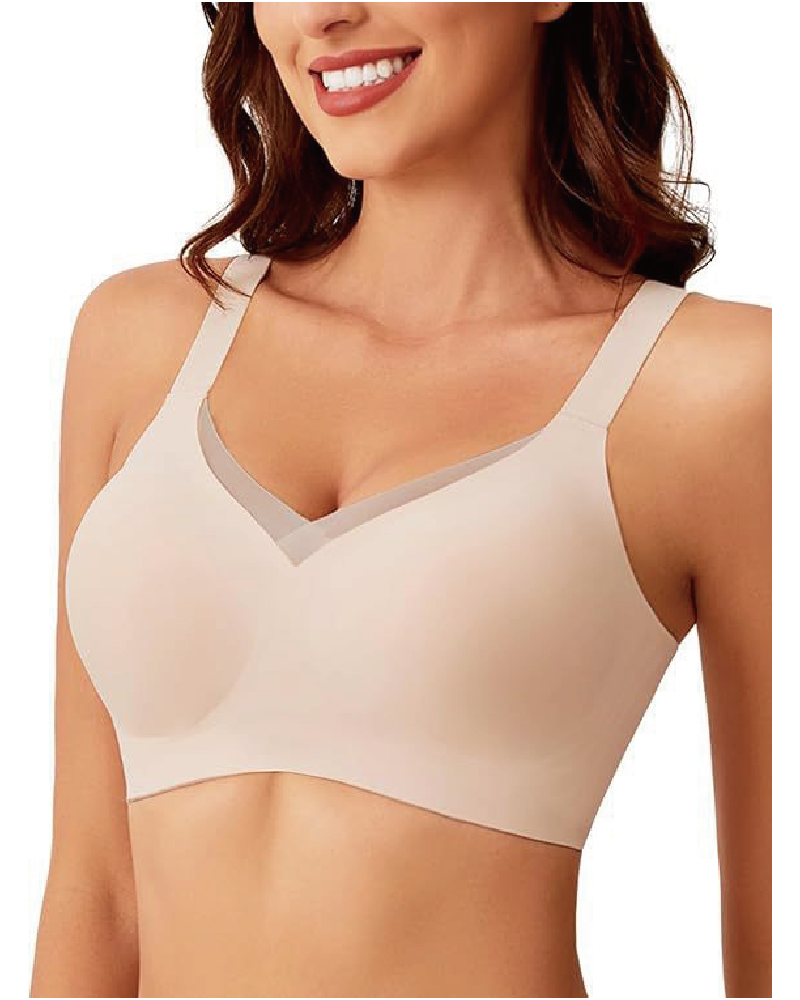 Seamless Wireless Bra Beige
