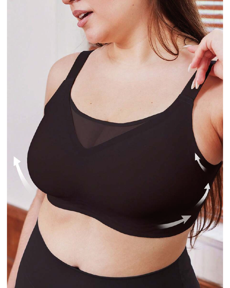 Supportive Tank Top Bra Black