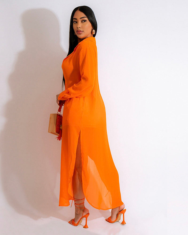 Chiffon-Shorts-Set