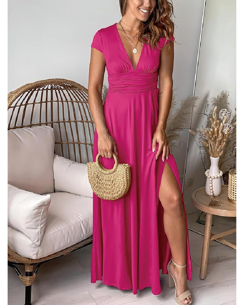 Vineyard Moments Dress Pink