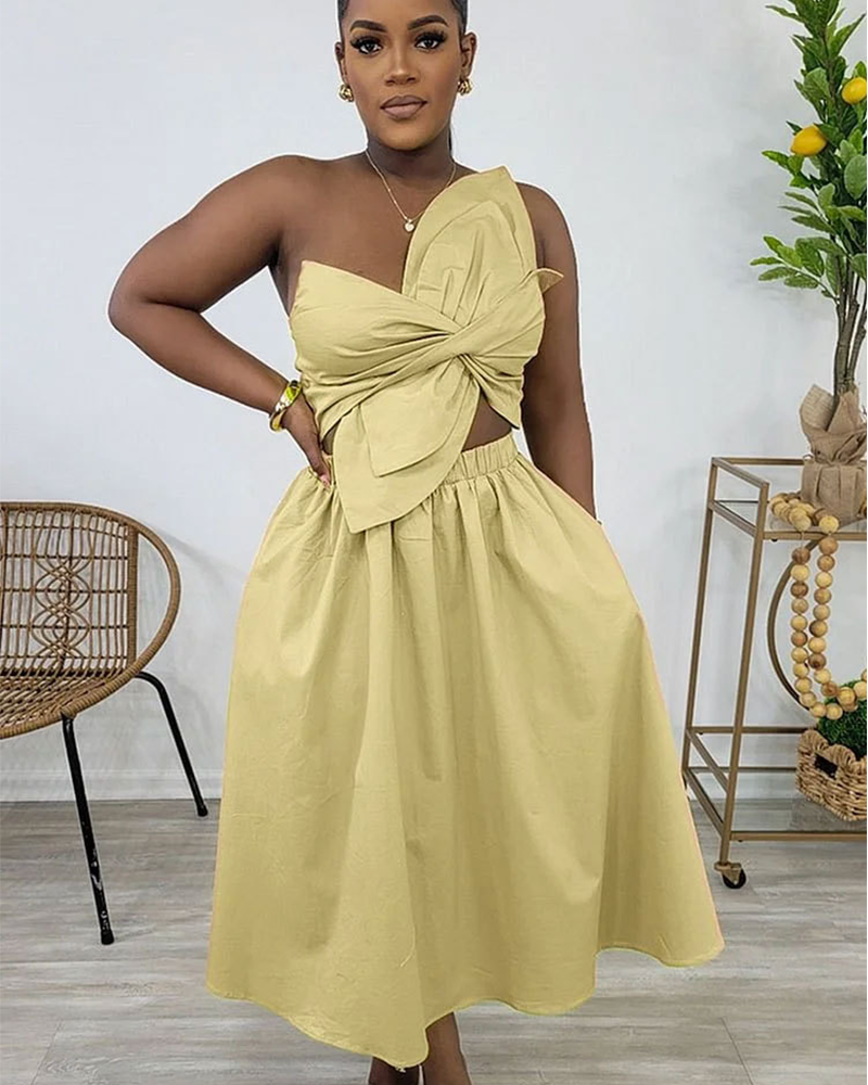 Call Me Fancy Midi Dress Khaki