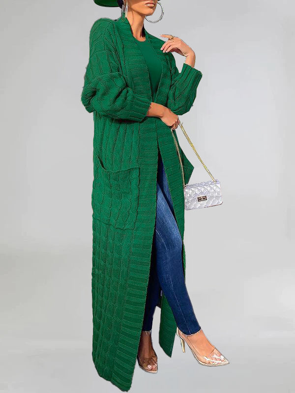 Cardigan ouvert sur le devant avec poches indiebeautie