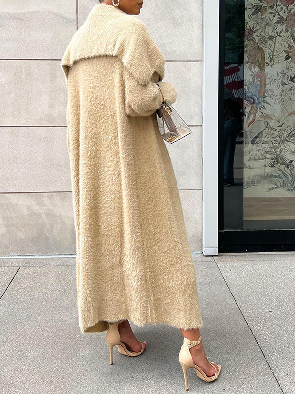 Ensemble cardigan et robe duveteux - Liquidation
