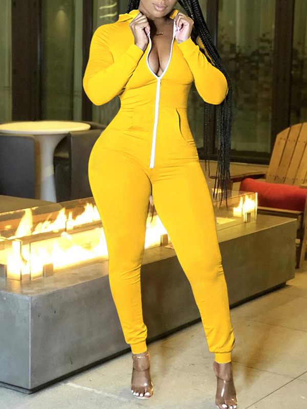 Indiebeautie – Jumpsuit mit Reißverschluss vorne