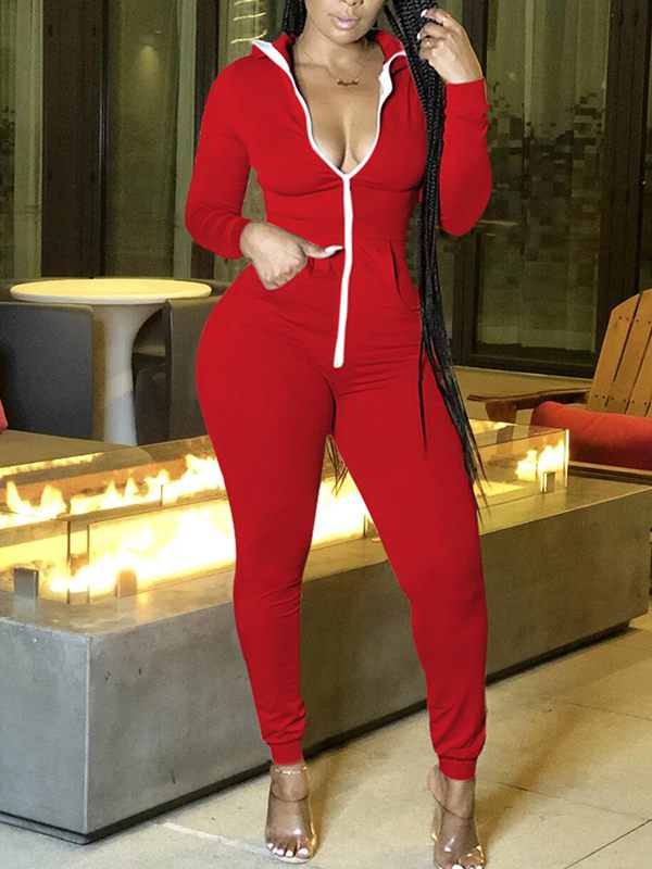 Indiebeautie – Jumpsuit mit Reißverschluss vorne