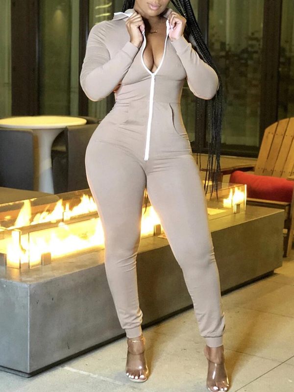 Indiebeautie – Jumpsuit mit Reißverschluss vorne