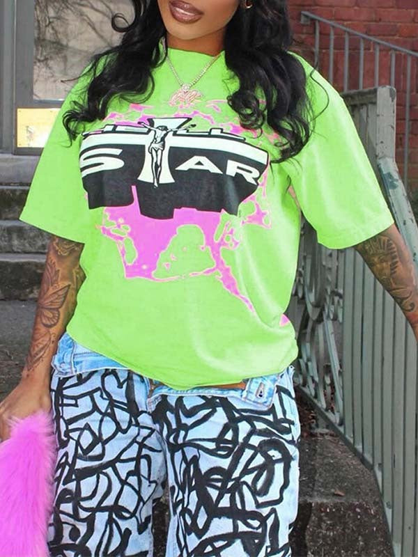 T-shirt à imprimé graphique