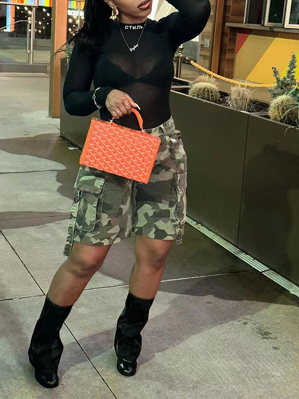 Bermuda cargo camouflage