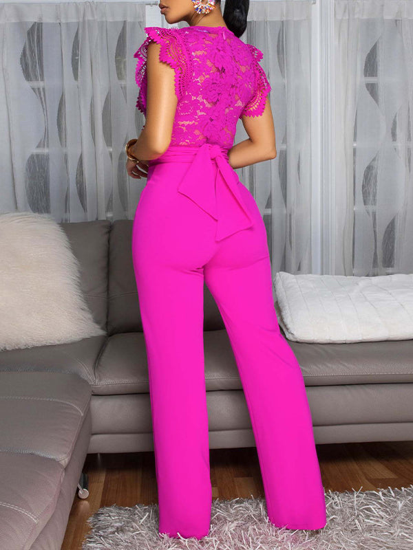 Indiebeautie – Kombi-Jumpsuit mit Spitzenband