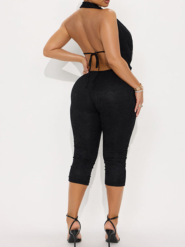 Indiebeautie Spitzen-Neckholder-Overall
