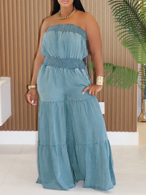 Combinaison camisole à jambes larges