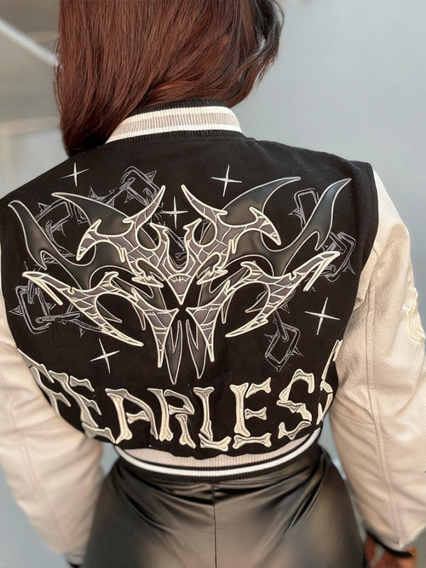 Printed Bomber Jacket