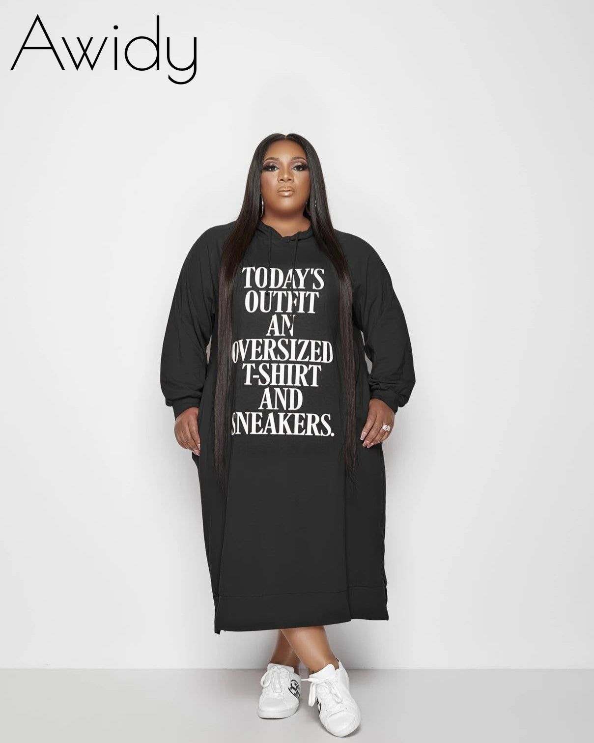 today's outfit an oversized t shirt and sneakers dress Oversized Tee Outfit with Sneakers
