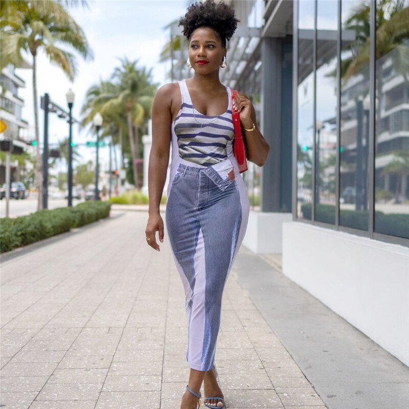Unique Clothes Print Dress