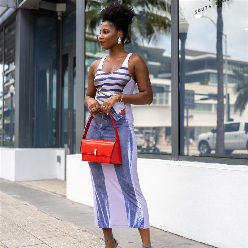 Unique Clothes Print Dress