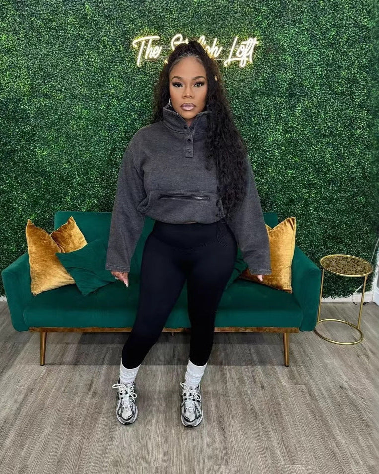 In the mix acid wash set Black