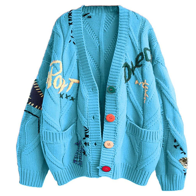 DAVINA CARDIGAN Sky Blue M