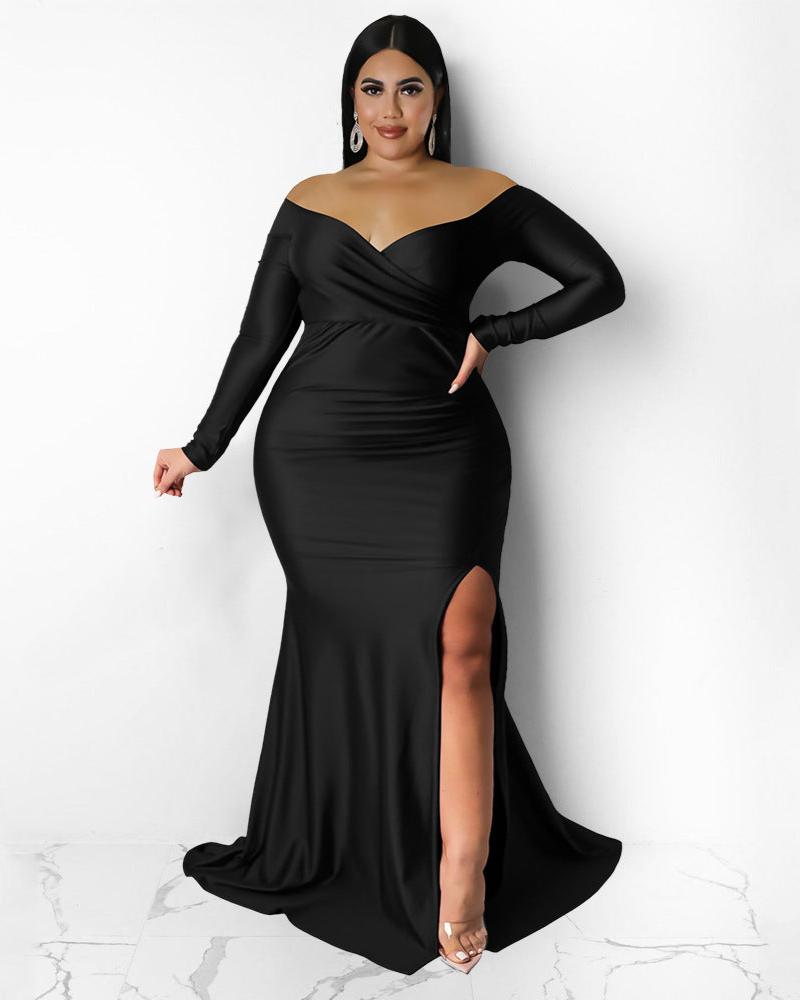 That Leg Tho Evening Dress Black