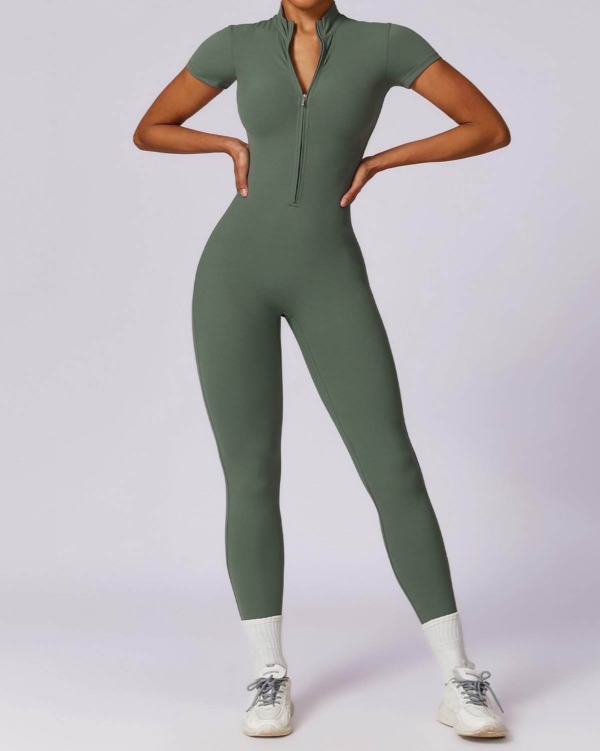Body Moves Jumpsuit Olive