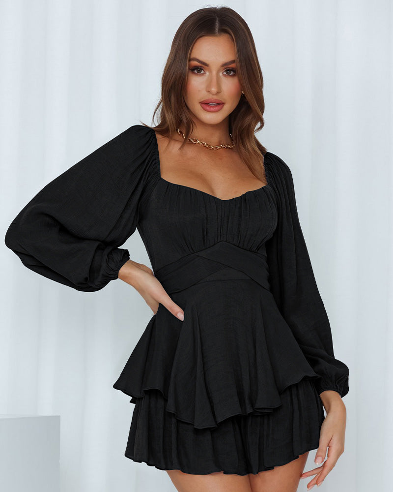 Trying To Be Yours Romper Black