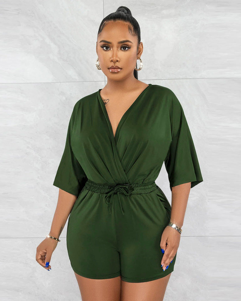 Eniyah Romper Army Green