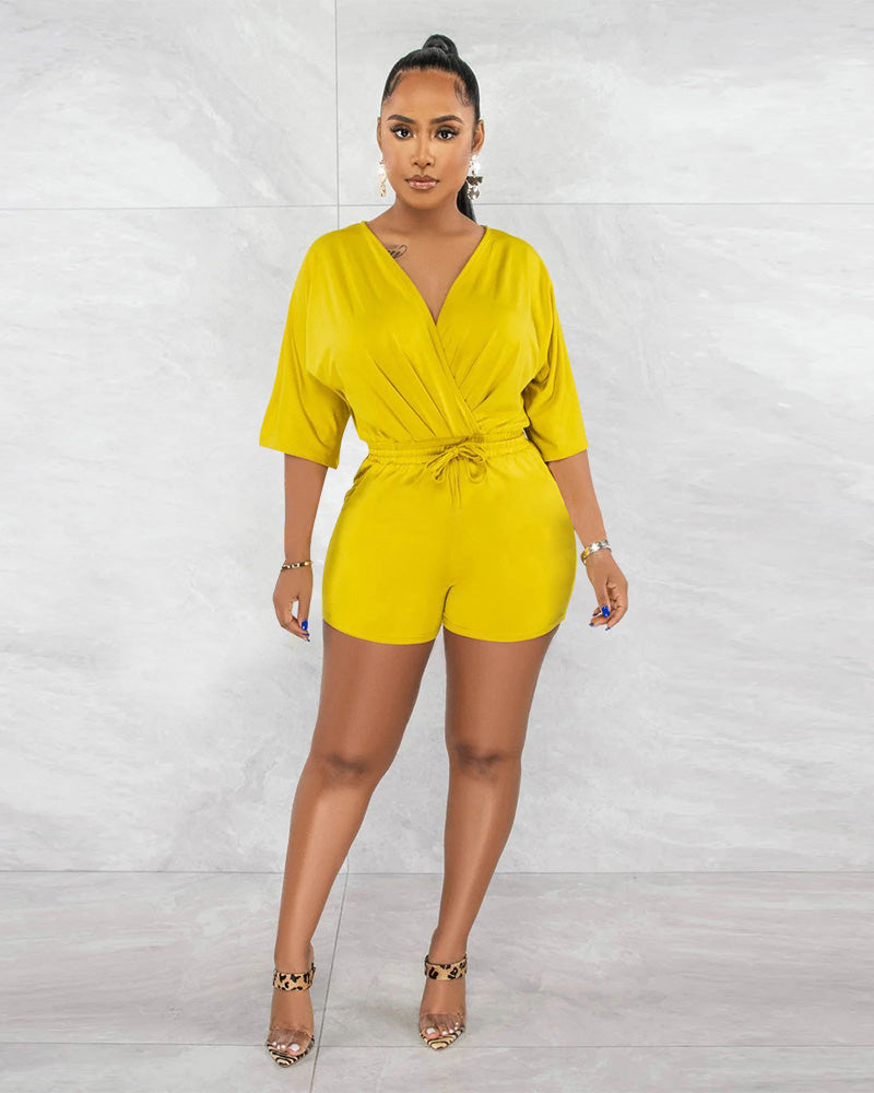 Eniyah Romper Yellow