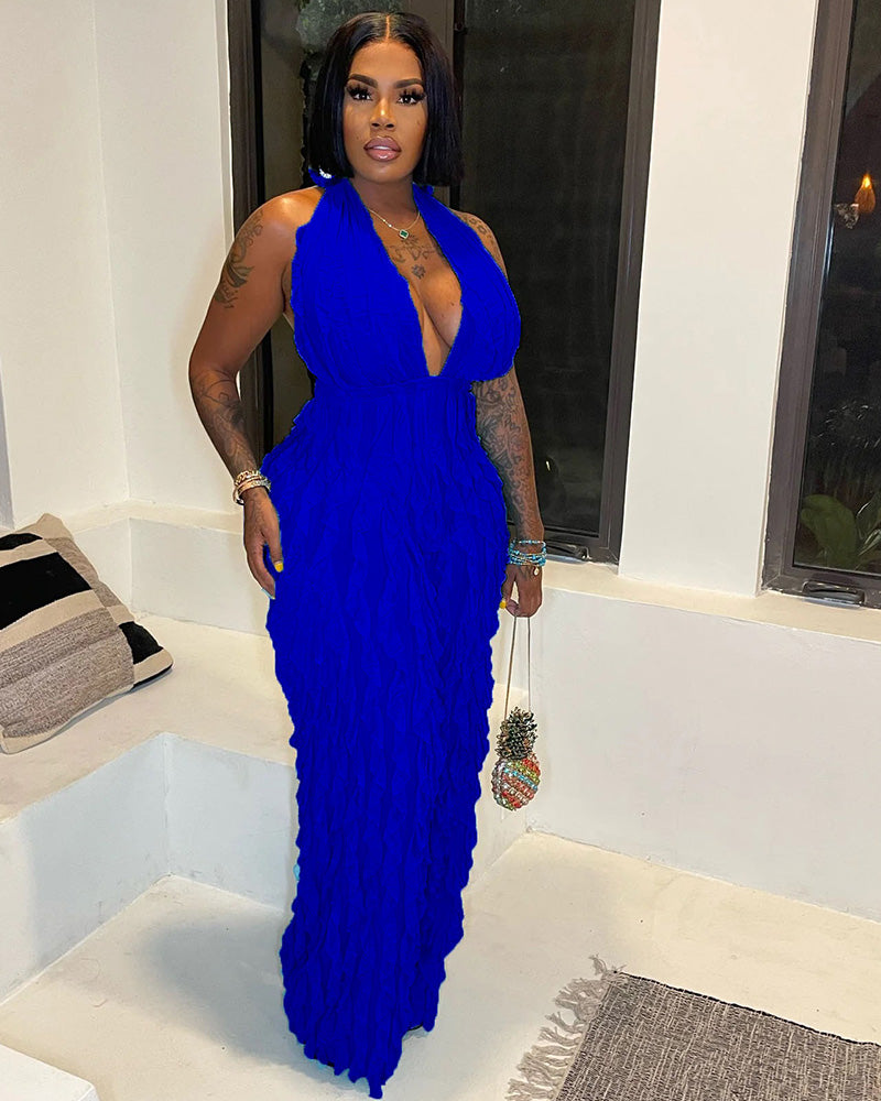 Lelania Jumpsuit Blue