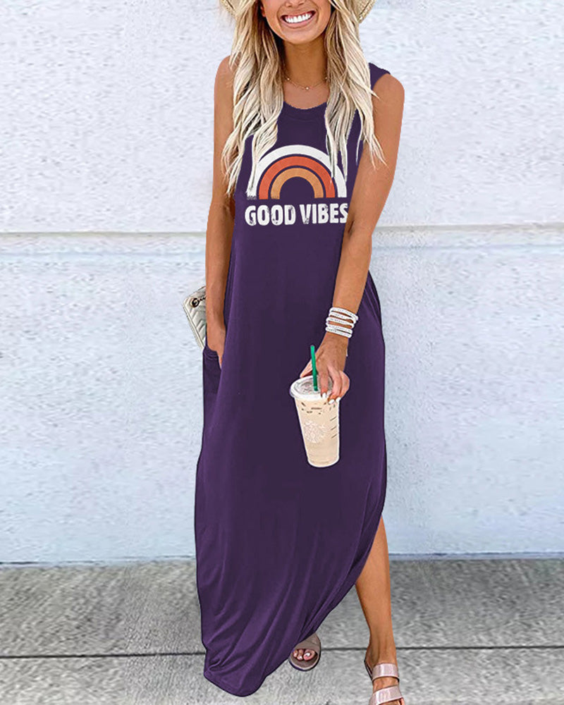 Good Vibe Maxi Dress Purple