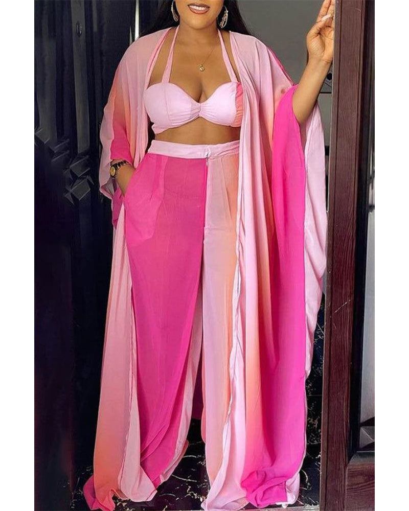 4pc Nikita Pant Set Pink