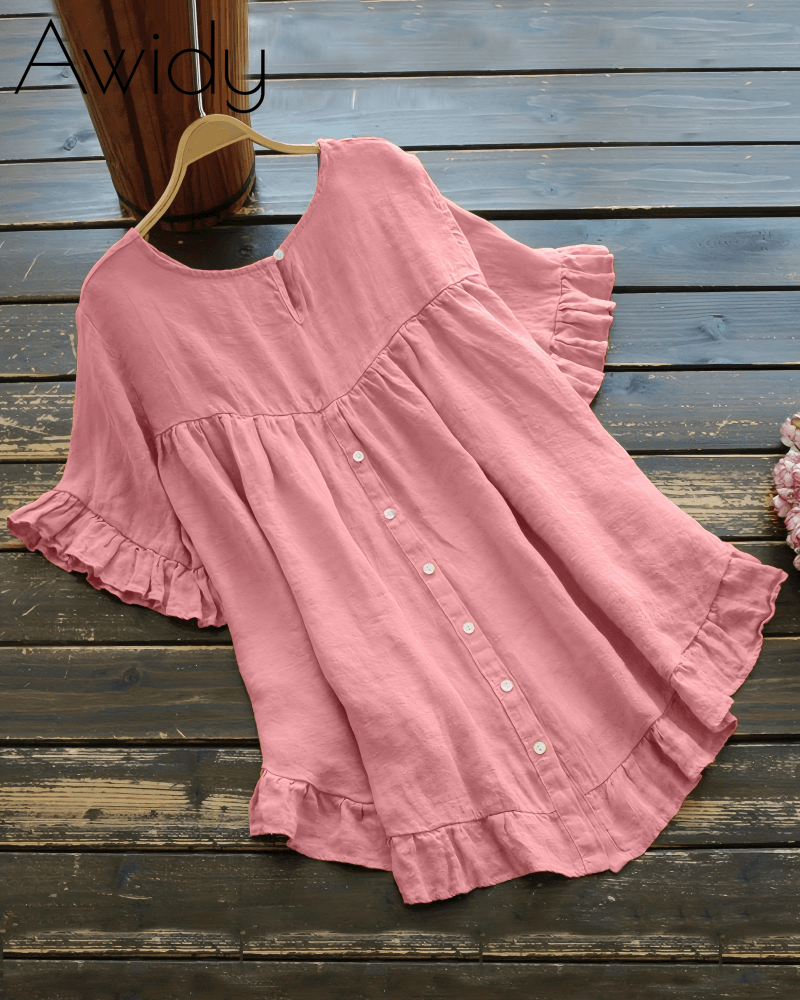Left On Read Ruffle Top