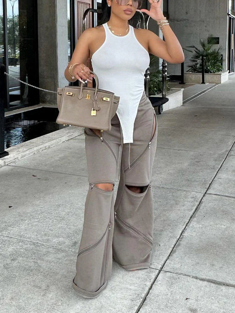 Zip It Up Sweatpants