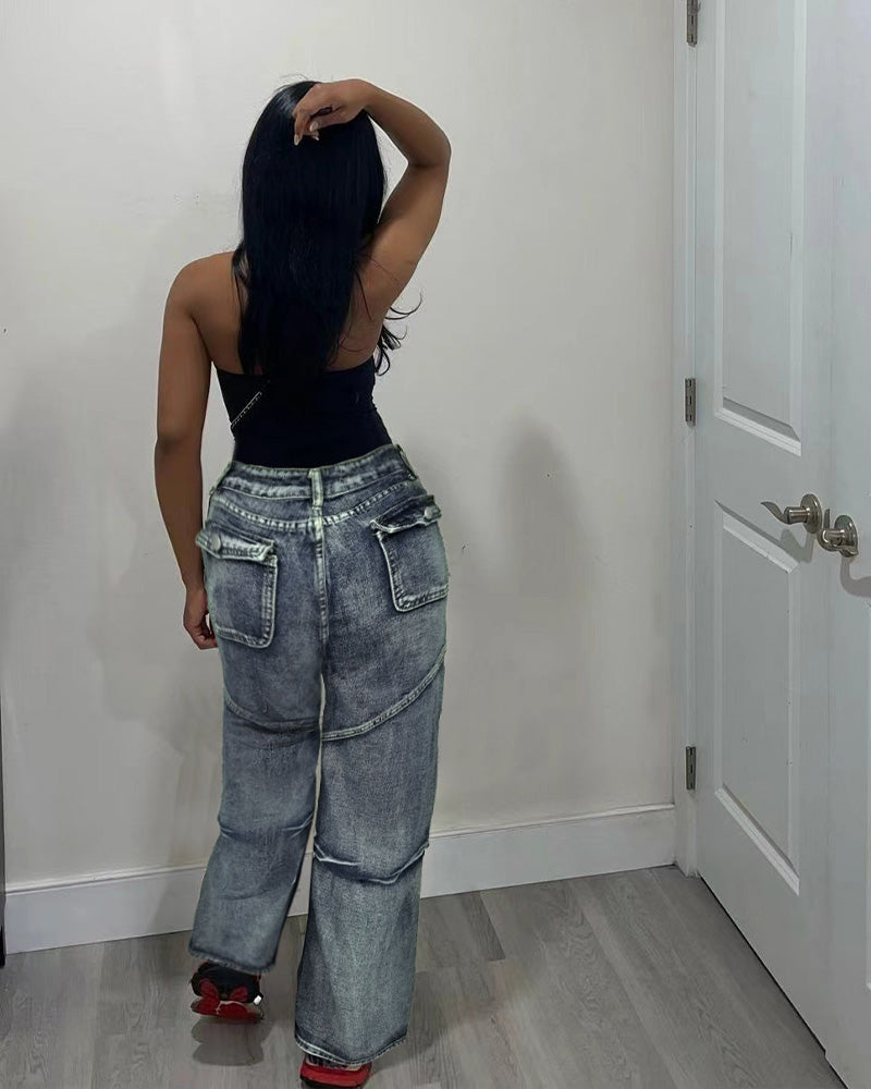 Alaia Cargo Jeans