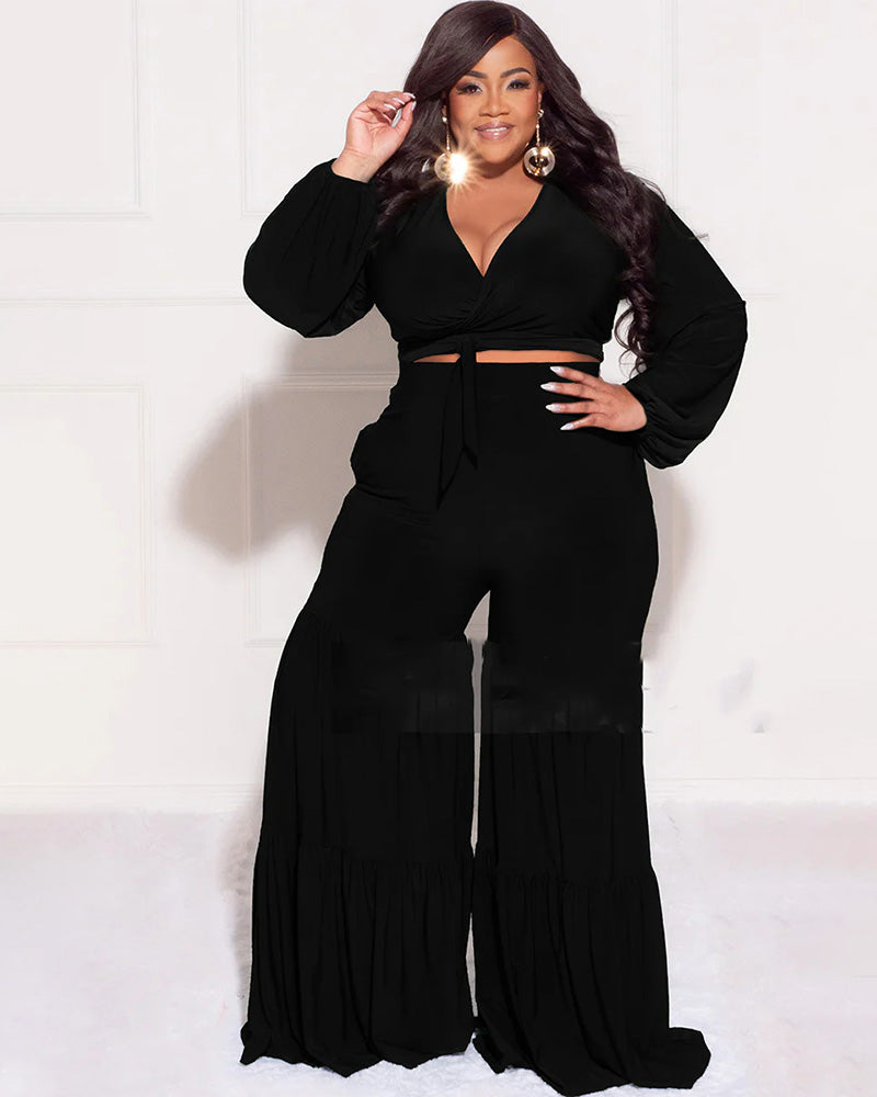 Caedee Pant Set Black