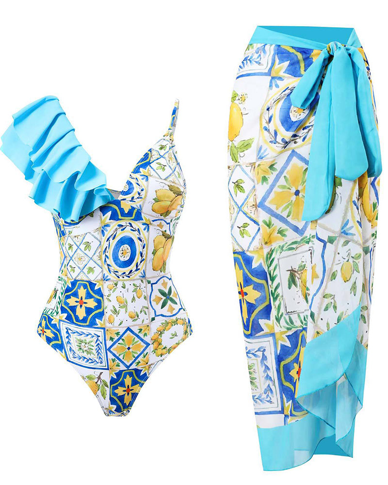 Sun Soaked Swim Set Sky-Blue-412