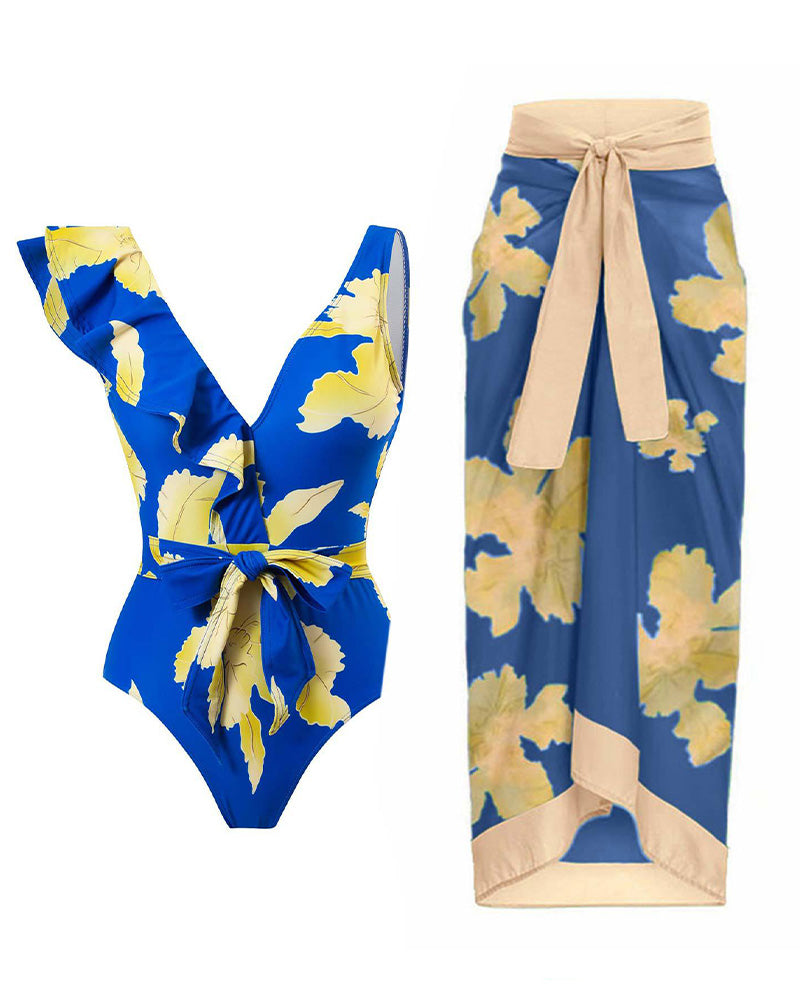 Sun Soaked Swim Set Blue-412