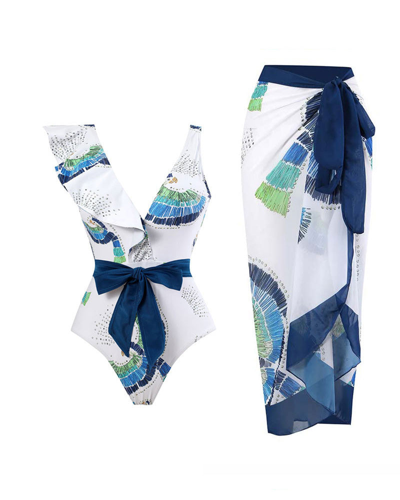Sun Soaked Swim Set Blue-4122