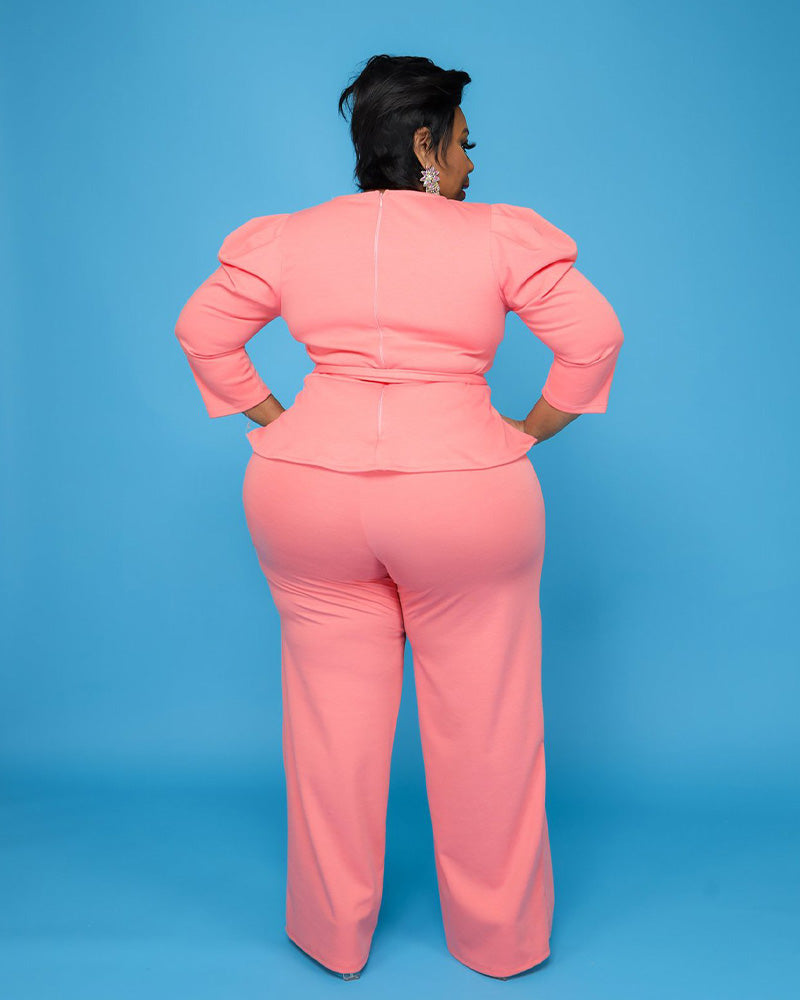 ELISA PEPLUM SET
