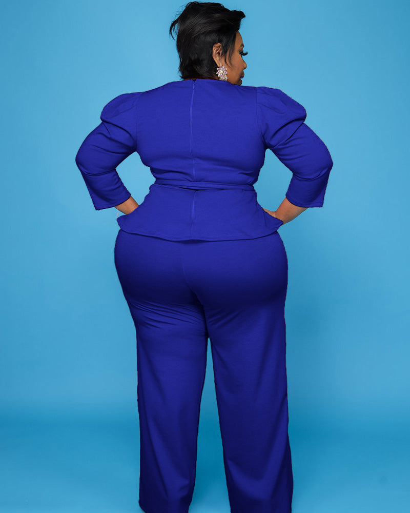 ELISA PEPLUM SET