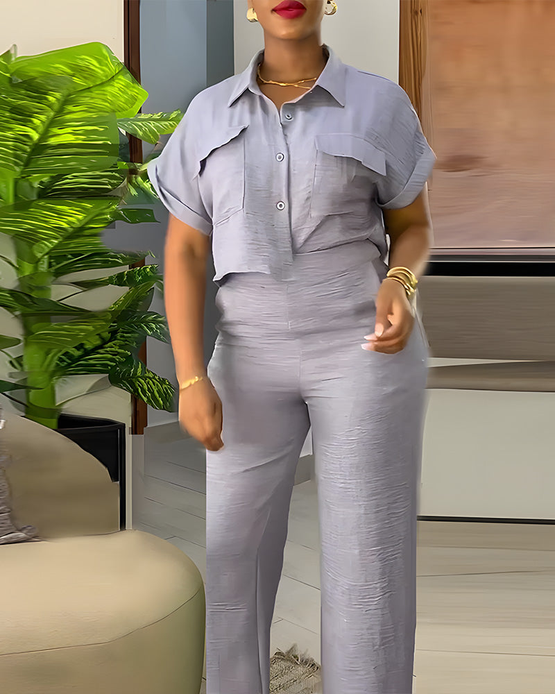 Finding Comfort Pant Set Gray