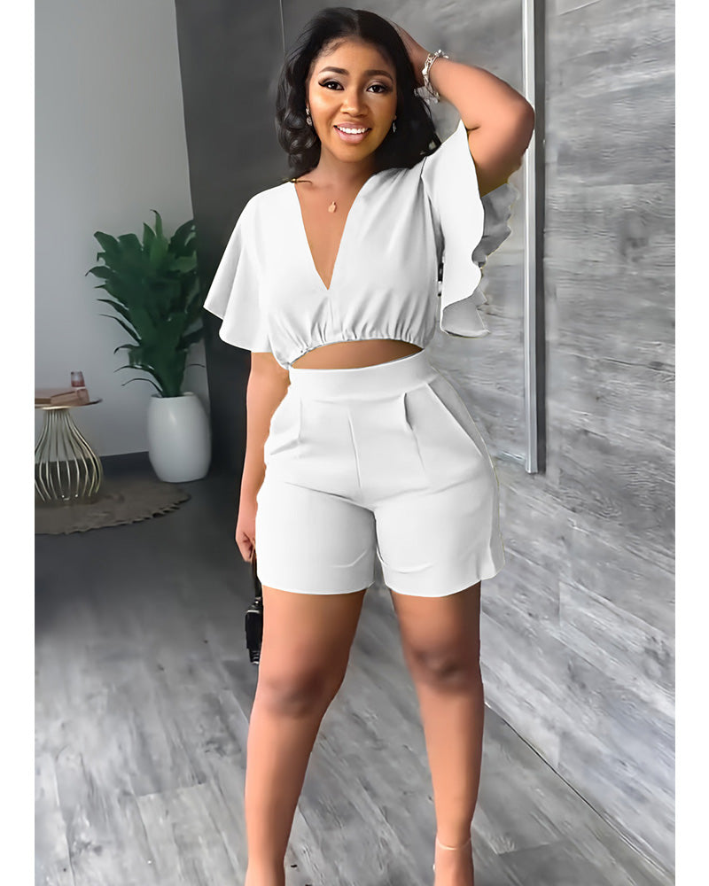Iyeshia Short Set White