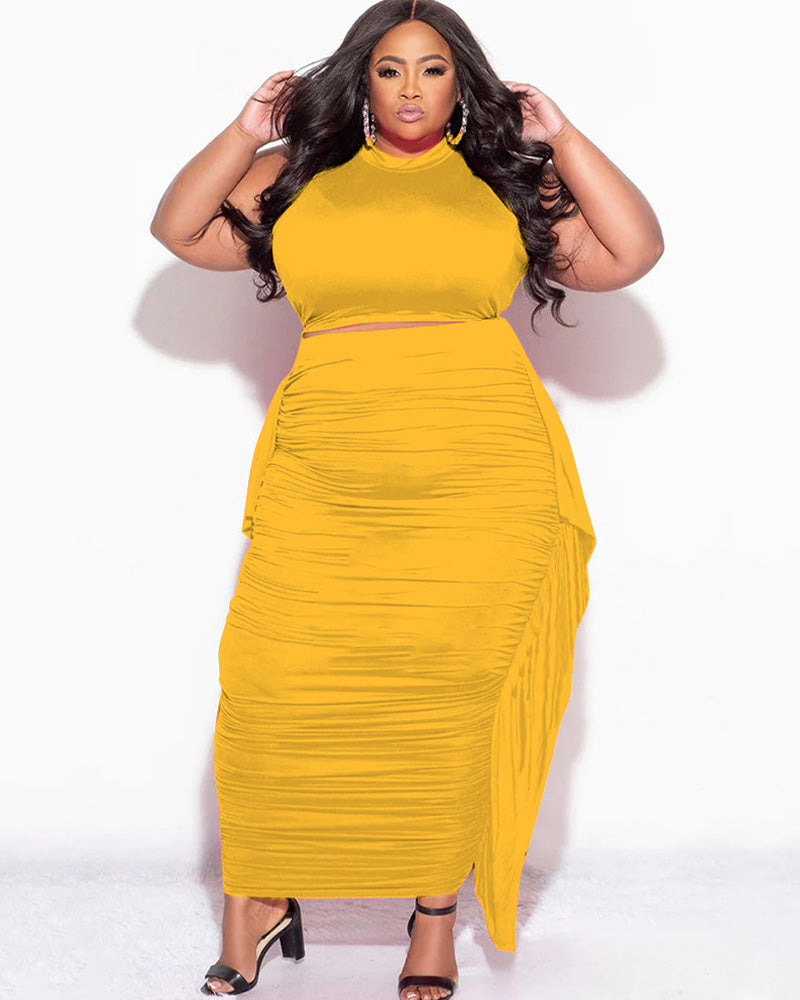 Andell Skirt Set Yellow