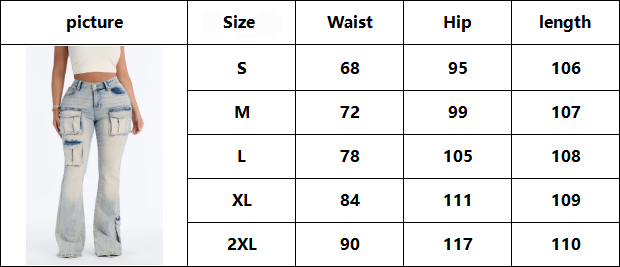 Multi-Pocket Denim Pants for Casual Streetwear